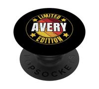 Avery Name Limited Edition Personalized Birthday Retro PopSockets Adhesive PopGrip