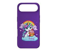 Avery Name Purple Personalized Unicorn With Cupcake Case for iPhone Air