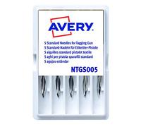 Avery Standard Tagging Gun Needles NTGS005 - Case of 5, Silver