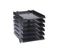 Avery Original A4 6 Tier Paper Stack Organiser W250 x D320 x H300mm Black - 5336BLK