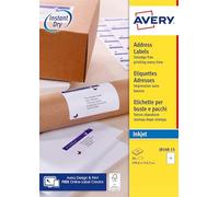 AVERY - Pack of 30 White Shipping Labels 199.6 x 143.5 mm Inkjet (J8168-15)