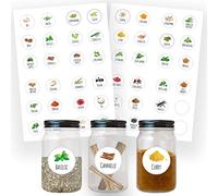 AVERY - Pack of 48 Labels for Spice Jars Ready to use, Round Format 3.5 cm Diameter