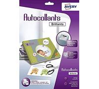 Avery Packet of 8 Stickers - White