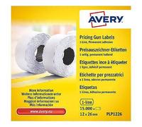 Avery Dennison CT4 Permanent Labels 10 Rolls, 1500 per Roll