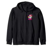 Avery Personalized Name Colorful Unicorn Women Girls Zip Hoodie