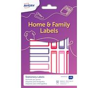 Avery RESMI30F-UK self-adhesive label Rounded rectangle Permanent Pink Purple 30 pc(s)