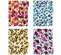 Avery Planner Dividers for Happy Planner 9-disc Classic Size Planners, 4-Tab Set, “Brushed Cheetah” Animal Print Design, 1 Set (25496)