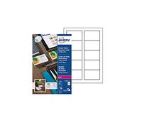 Avery C32016-25 Printable Double-Sided Satin Finish Business Cards for Laser Printers, 10 Cards Per A4 Sheet, White