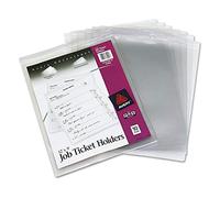 Avery Products - Avery - Job Ticket Holders, Heavy Gauge Vinyl, 9 x 12, 10/Pack - Sold As 1 Pack - Crystal clear front and frosted matte back. - Reinforced grommet on top. - Heavy-gauge construction.