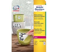Avery Purpose Form L4716rev -20 Weatherproof Labels, Again Detachable, Around, D
