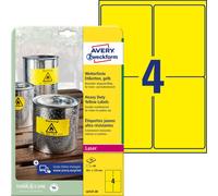 Avery Purpose Form L6127-20 Weatherproof Slides-Labels, 33.1 x 139 mm, 20 Sheet,