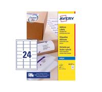 Avery labels J8159-25 Instant dry inkjet labels, 24/sheet, 25 shts/pk 600 total