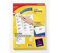 Avery QuickPEEL Addressing Labels self-adhesive label White 720 pc(s)