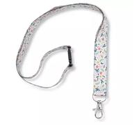 Avery Recycled Floral Pre-Printed Lanyard with 2cm Wide Carabiner (Pack 1) - R4828F-1