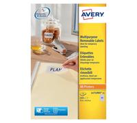 Avery Mini Labels Removable Laser 80 per Sheet - L4732REV-25