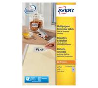 Avery Removable Mini White Labels (Pack Of 4725)