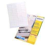 Avery Resistant, Printable, Heavy duty Labels, Customisable, 45.7 x 21.1 mm, Silver, 48 Labels per sheet, 960 labels per pack (L6009-20)