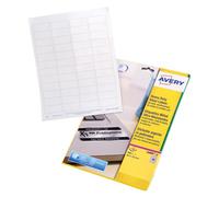 Avery Resistant, Printable, Heavy Duty Labels, Customisable, 45.7 X 21.1 mm, Silver, 48 Labels Per Sheet, 960 Labels Per Pack