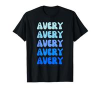 Avery Retro Name Stack Design T-Shirt