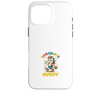 Avery schoolkid Rainbow Unicorn Design personalized Case for iPhone 16 Pro Max