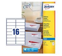 Avery J8162-25 White addressing label