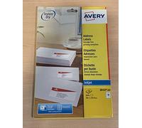 Avery Self Adhesive Address Mailing Labels, Inkjet Printers, 16 Labels per A4 sheet, 640 labels, QuickDRY (J8162)