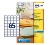 Avery Clear Mini Label- Ink jet - J8551
