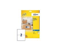 Avery labels J8168-25 Instant dry inkjet labels, 2/sheet, 25 sheets/pk 50 total