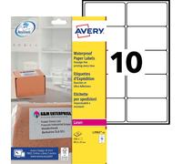 Avery Weatherproof Shipping Label 10 Per Sheet (Pack of 250) L7992-25