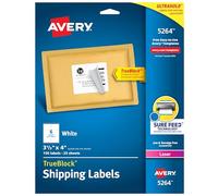 AVERY Shipping Address Labels, Laser Printers, 150 Labels, 3-1/3x4, Permanent Adhesive, TrueBlock