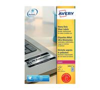 Avery Silver 63.5 x 29.6 mm Self Adhesive Monochrome Laser Heavy Duty Labels - 2