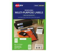 Avery Slide Laser Label 84 Per Sheet Permanent Adhesive Multi Purpose Residue