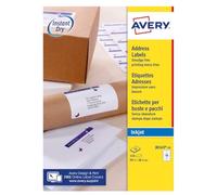 Avery Smudge Free, Printable, Address Labels, Quick Dry, 99.1 x 38.1 mm, White, 14 Labels per Sheet, 140 Blank Labels per Pack (J8163-10)