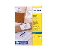 Avery Smudge Free, Printable, Address Labels, Quickdry, 63.5 x 33.9 mm, White, 24 Labels per Sheet, 600 Blank Labels per Pack (J8159-25)
