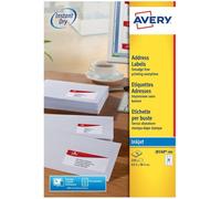 Avery Smudge Free, Printable, Address Labels, Quickdry, 63.5 x 38.1 10 Sheets
