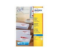 Avery Smudge Free, Printable, Address Labels, Quickdry, 63.5 x 38.1 mm, White, 21 Labels per Sheet, 210 Blank Labels per Pack (J8160-10)
