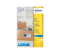 Avery Inkjet Parcel Labels 4 Per Sheet White (Pack of 100) J8169-25