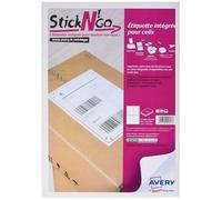 Avery Stick'ngo 113 x 164 mm Set of 100 Shipping Labels White