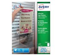 Avery Transparent Adhesive Sign Pockets A4 (10 Pack) L7083-10