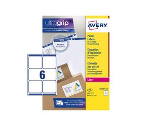 Avery Ts-190133 L7166-250 Blockout Shipping Label, 99.1mm X 93.1mm, White, Pack Of 1500