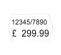 Avery Dennison 2-Line Permanent Label 16x26mm White (Pack of 12000) WP1626