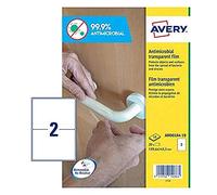 Avery AM0P2A4 Antimicrobial, Antibacterial Protection Film 199.6 x 143.5mm. 2 per Sheet