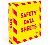 Avery UltraDuty SDS Binder with Chain, Durable Poly Binder, 2" Slant Rings, Holds 530 Sheets (77712)