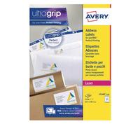Avery Ultragrip Laser Label 63.5x38.1mm White Pack of 5250 L7160-250
