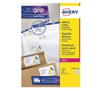 Avery Ultragrip Laser Labels 63.5x33.9mm White (Pack of 2400) L7159-100