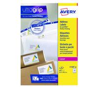 Avery Ultragrip Laser Labels 63.5x38.1mm White (Pack of 840) L7160-40 - L7160-40