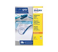 Avery 3666 Multipurpose Labels Self Adhesive 38.1 x 21.2 mm White 100 Sheets of 65 Labels