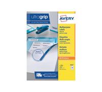 Avery 3666 Self-Adhesive Multipurpose Labels - 65 Labels per Sheet, 100 Sheets per Pack, Ideal for Addressing, Filing & Organising