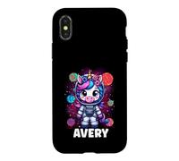 Avery Unicorn Space Astronaut Case for iPhone X/XS