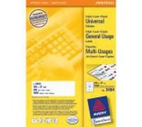 Avery Universal Labels White 105x37mm self-adhesive label 1600 pc(s)